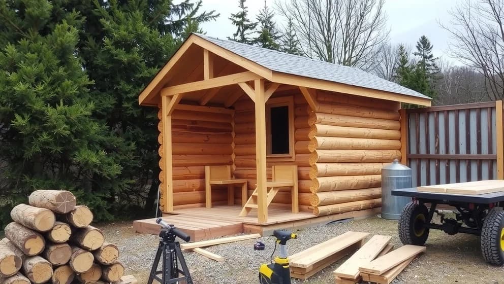 Bygga bastu utomhus själv hemma