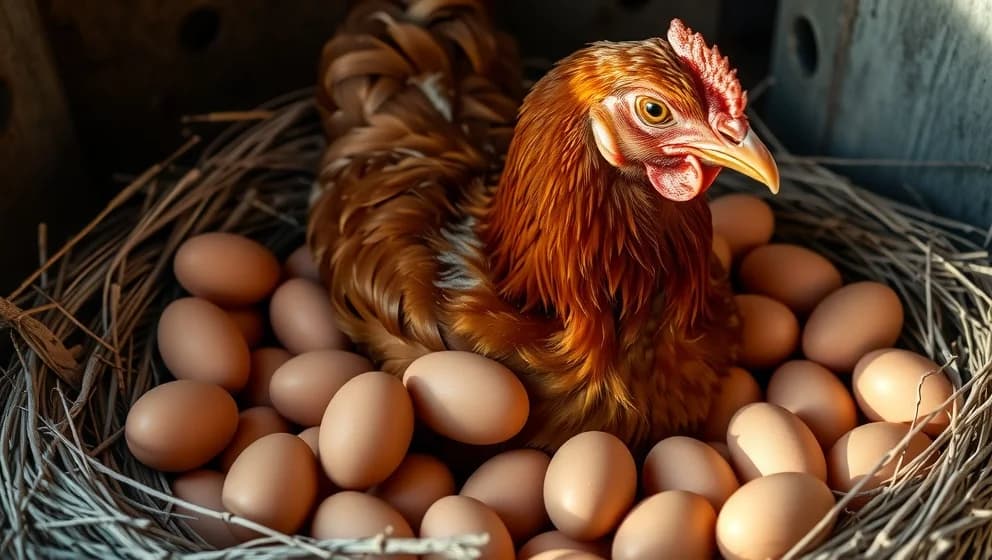 Hur många ägg kan en höna ruva på en gång